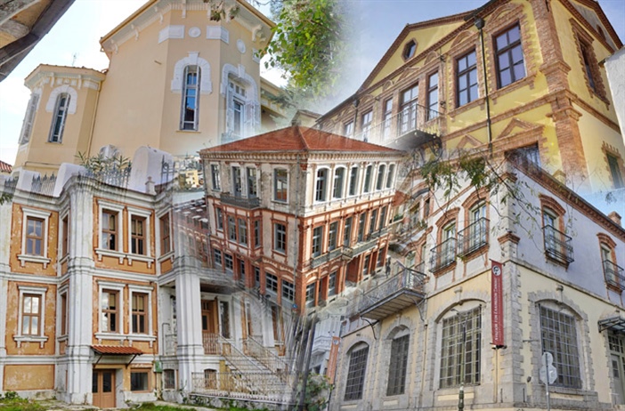 Eclectic buildings of Old Xanthi